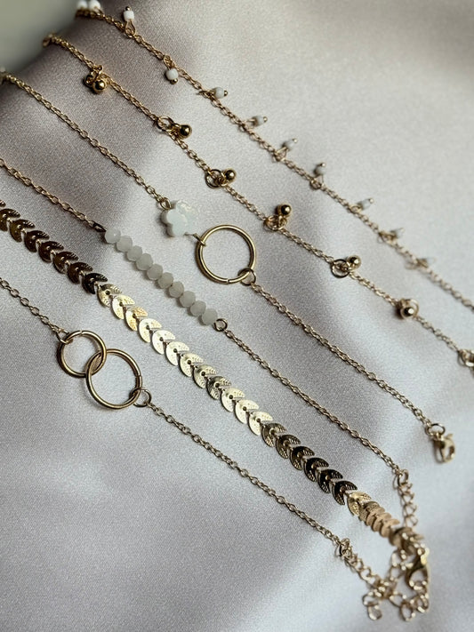 6pcs/sets Bohemian Beaded Bracelets for Women