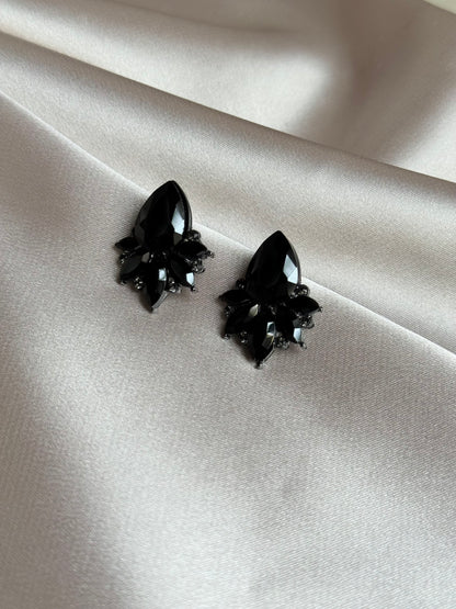 Black Zirconia Earrings