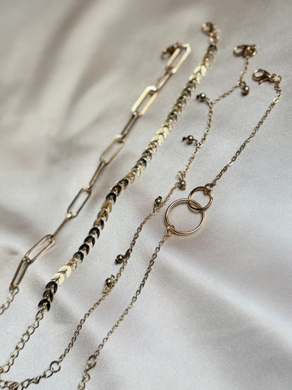 4pcs Gold Color Bracelet Set Boho