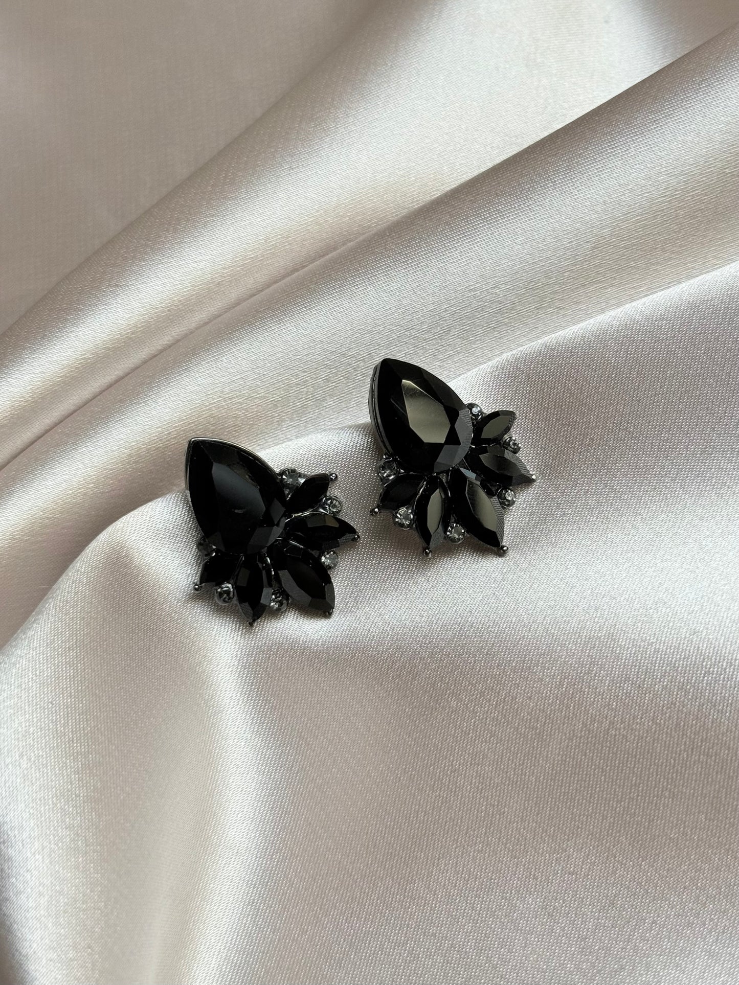 Black Zirconia Earrings