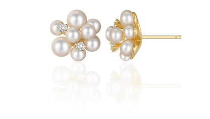 Trendy Imitated Pearl Stud Earrings