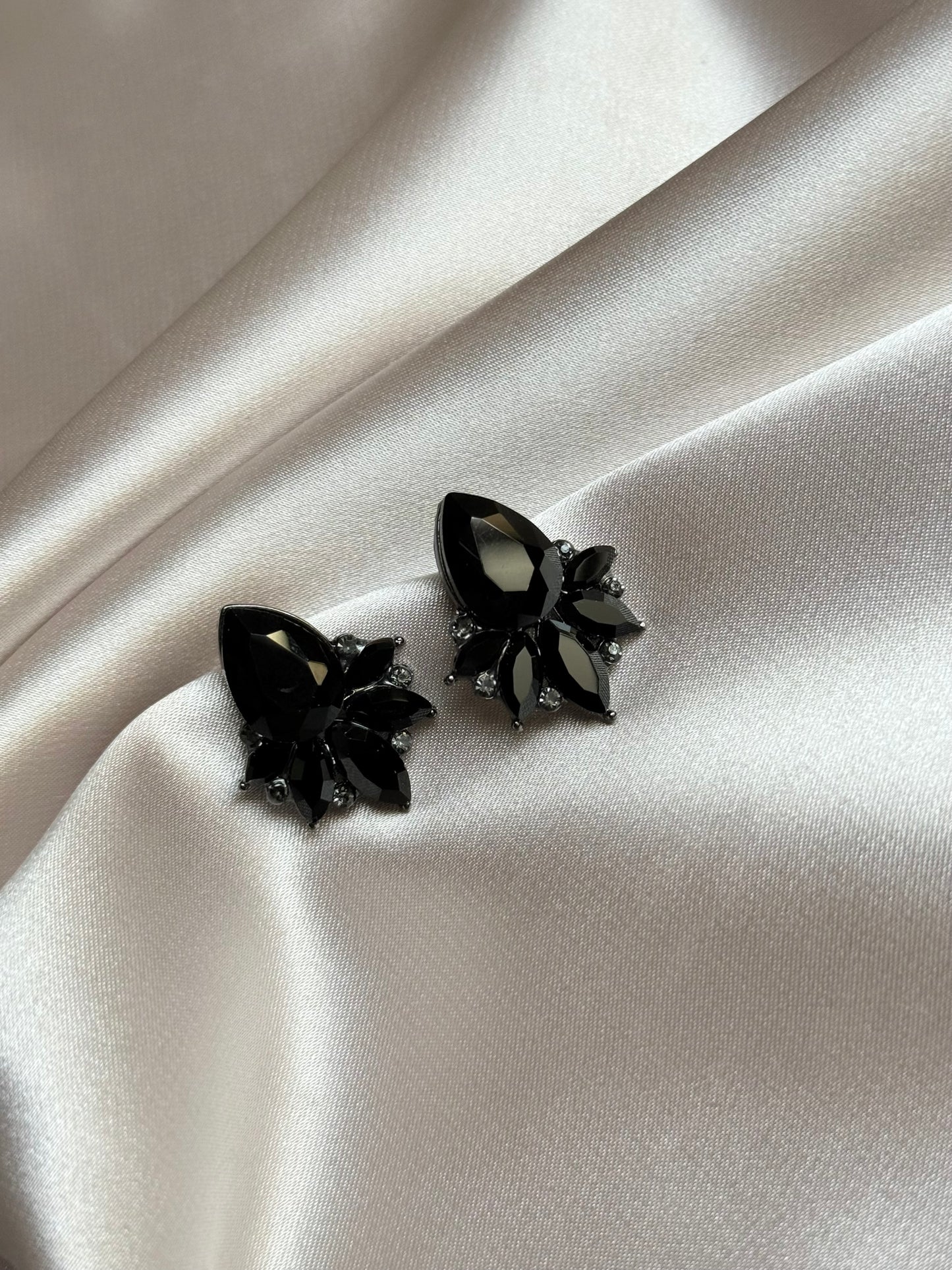 Black Zirconia Earrings