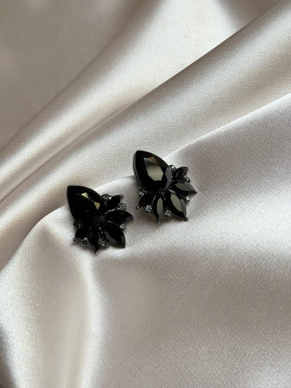 Black Zirconia Earrings