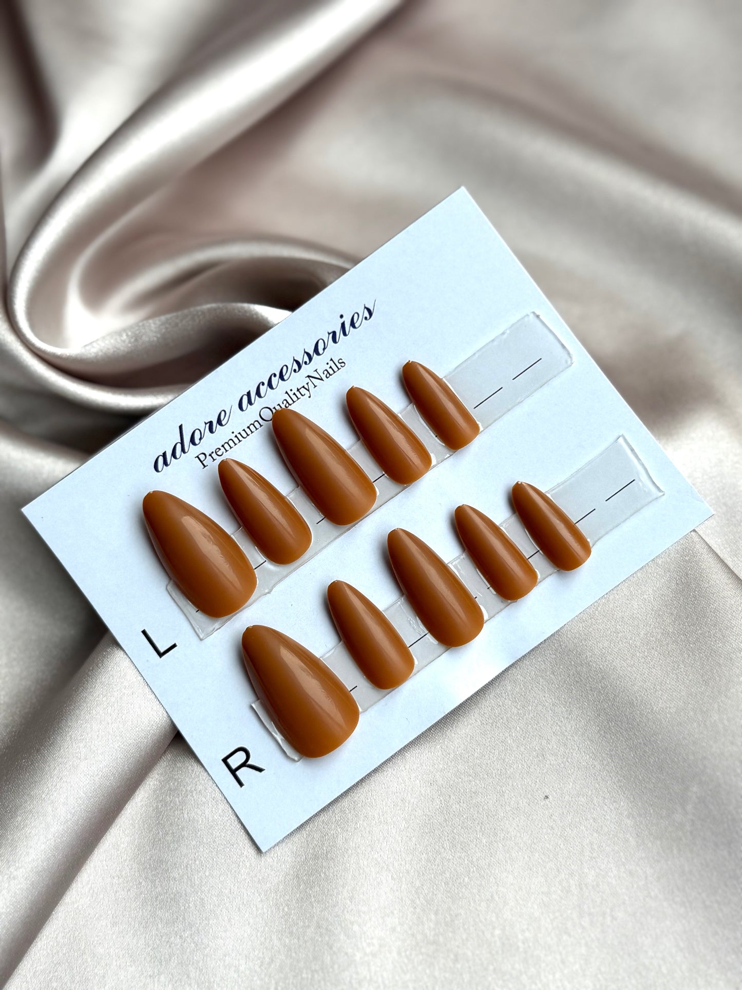 Almond shape nails press on 10pcs