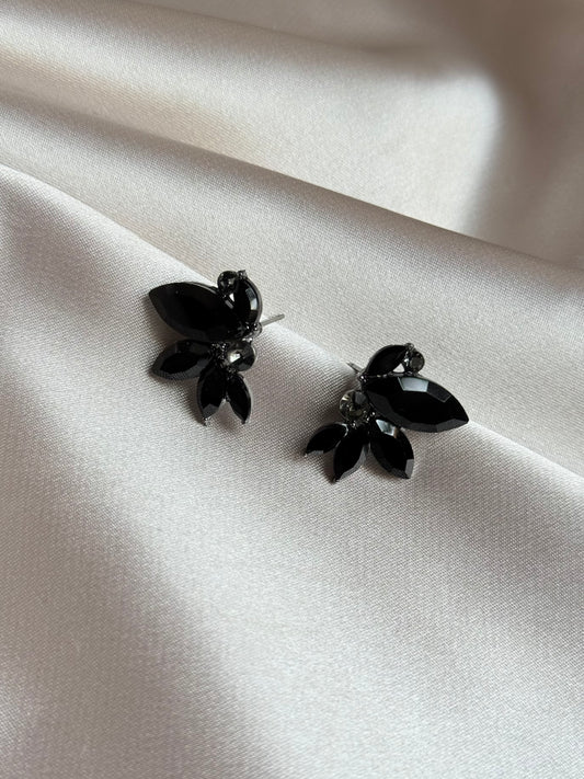 Unique Symmetrical Acrylic Opal Stone Stud Earrings