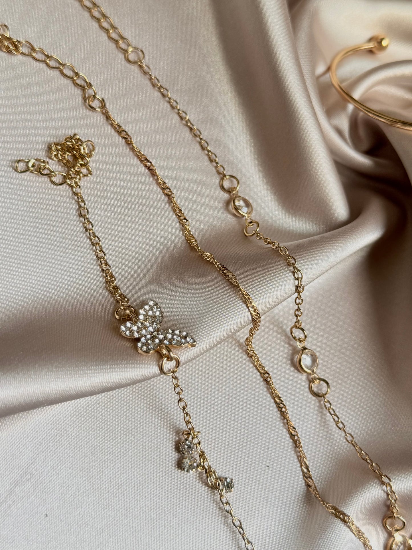 Gold Color Stainless Steel Colorfast Clasp Bracelets